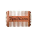 Peigne de poux de barbe de bois de santal de logo d&#39;OEM direct d&#39;usine